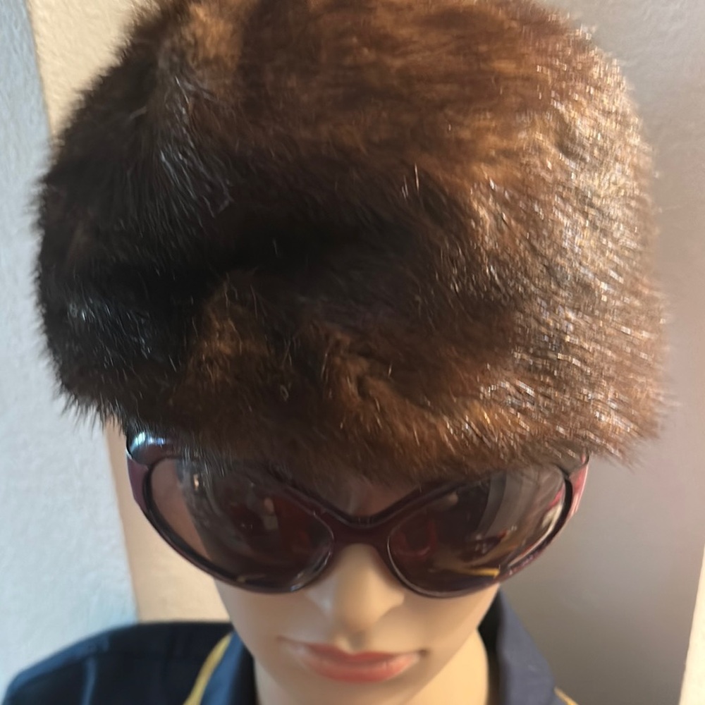 Luxurious Plush Brown Fur Hat